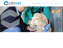 Tablet Screenshot of clinvet.com